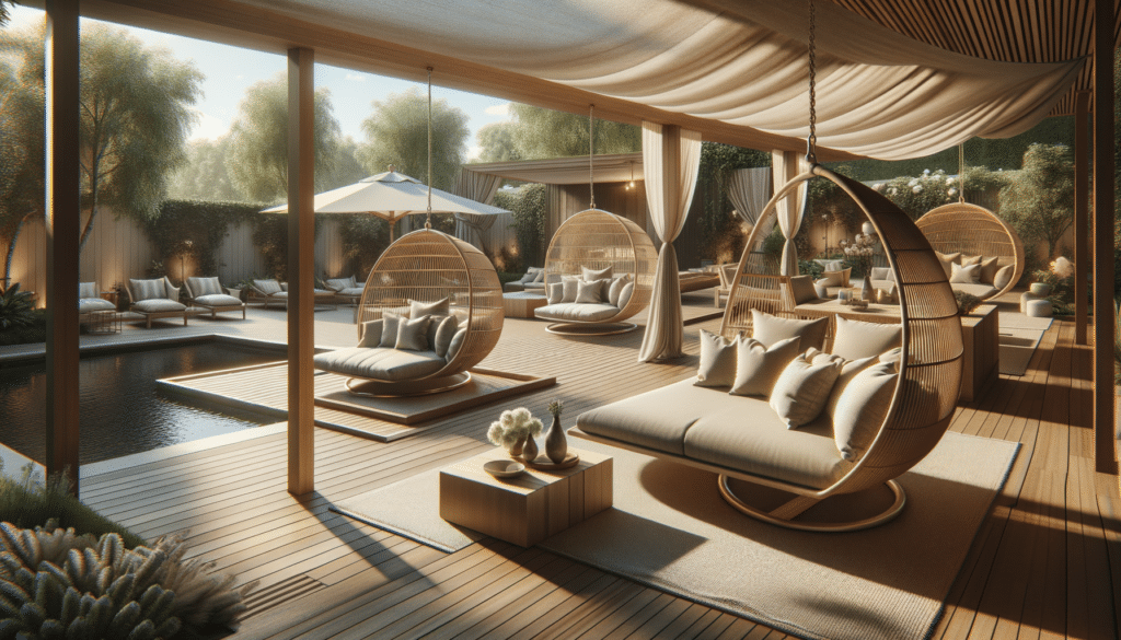 Transforming a Patio With Luxury Outdoor Daybeds and Swinging Comfort