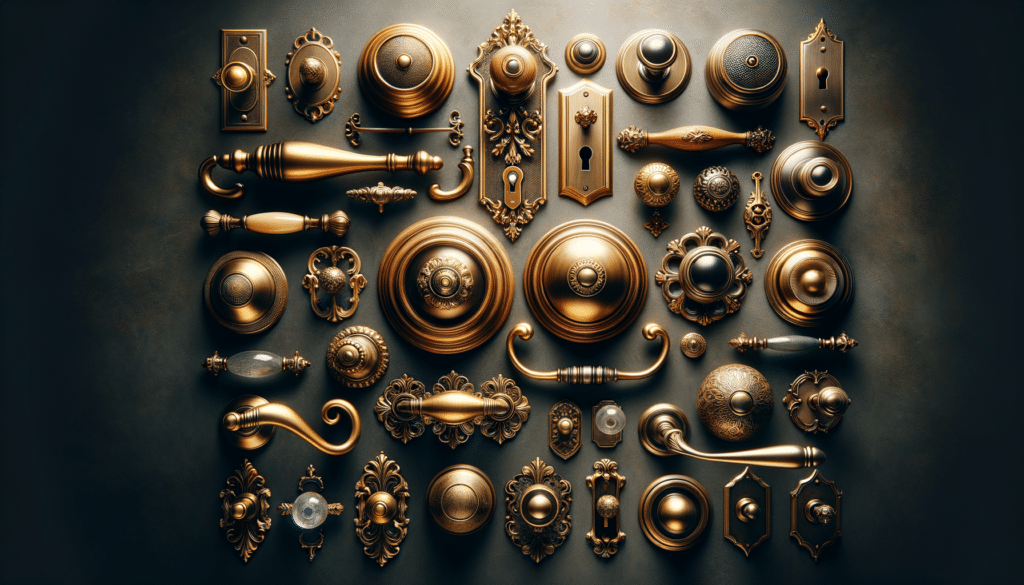 Add Timeless Charm With Antique Brass and Glass Door Knobs