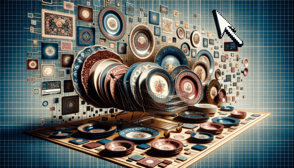 Vintage-Style Decorative Plate Set