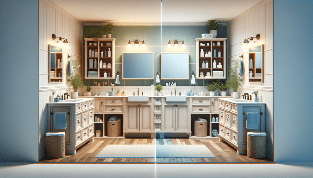 Discover How Bathroom Vanities and Cabinets Combine Functionality and Design to Enhance Storage, Organization, and Aesthetics in Any Bathroom Setting.