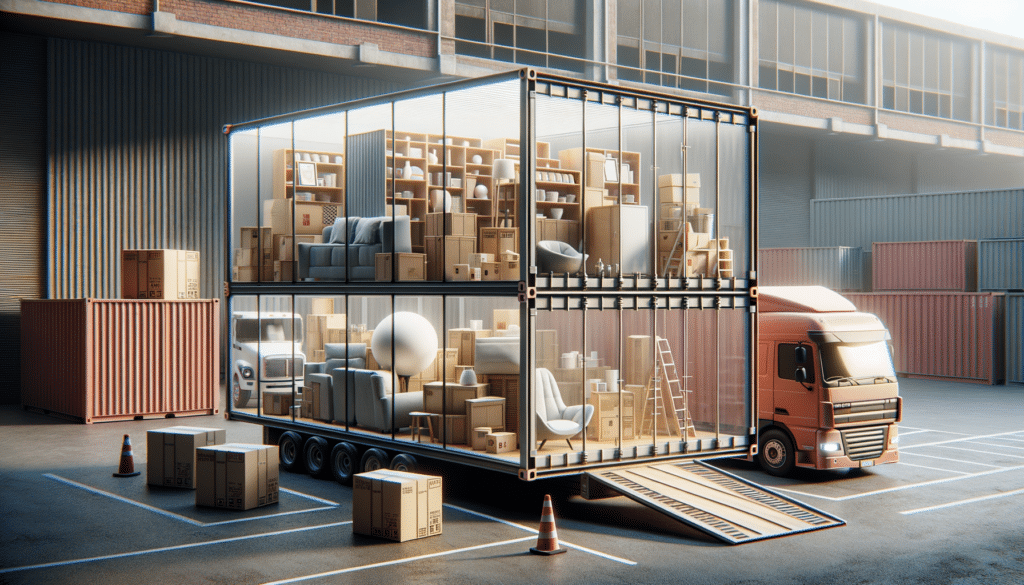 Explore moving pods, flexible storage containers that simplify transport and offer temporary space