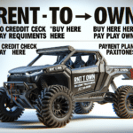 Rent to Own UTVs: Flexible Options for Off-Road Utility Vehicles