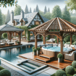 Transform your backyard with a hot tub pergola, jacuzzi shelter, or spa gazebo and create a cozy, private escape perfect for relaxation in any season.
