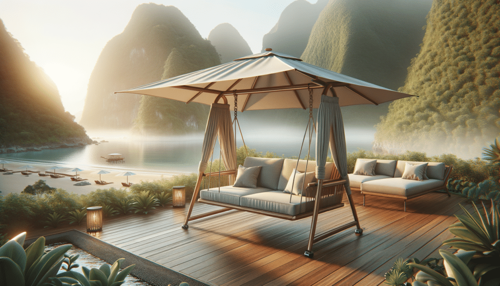 Canopy swing glider