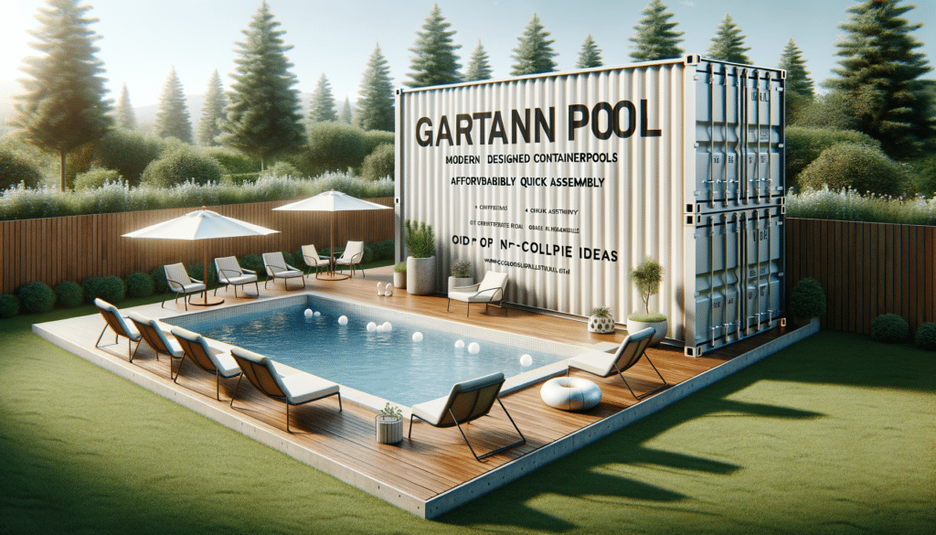 Containerpools: modernes Design, kalkulierbare Kosten, schnelle Montage