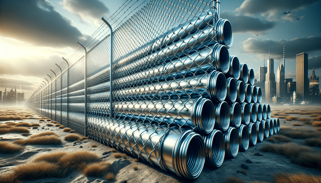 Durable and weather-resistant, galvanized fencing, chain-link, and wire mesh offer long-lasting security solutions.