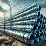 Durable and weather-resistant, galvanized fencing, chain-link, and wire mesh offer long-lasting security solutions.