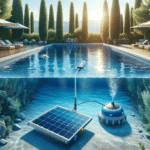 Keep your pool crystal clear with smart solar and traditional pool skimmers combined.