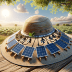 Outdoor Wide Brim Solar Fan Hat