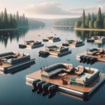 Mini Pontoon Boats for Fishing, Leisure, and Compact Lake Access