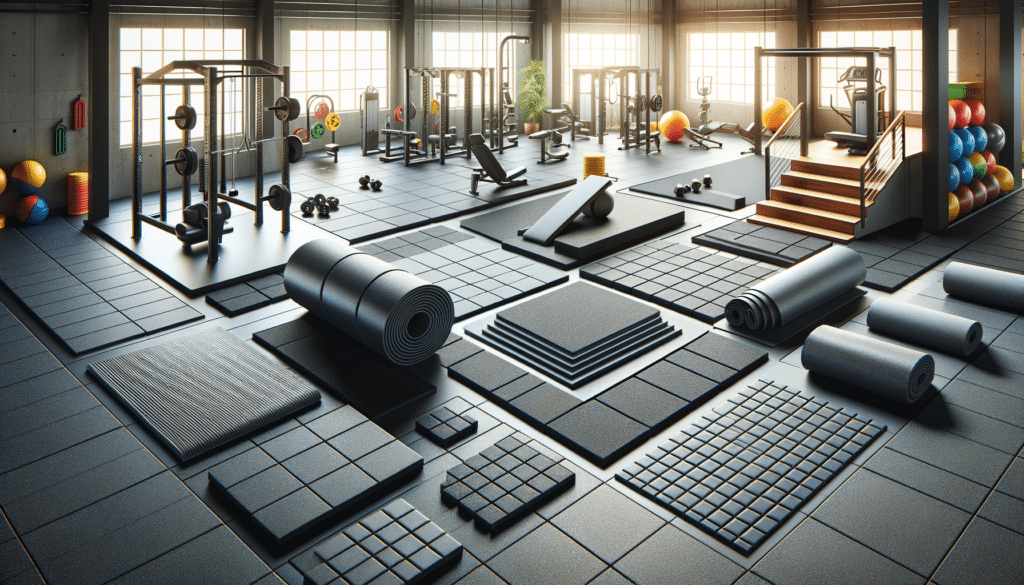 Durable, safe, and easy to maintain: rubber gym flooring is fitness space perfection.