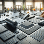 Durable, safe, and easy to maintain: rubber gym flooring is fitness space perfection.