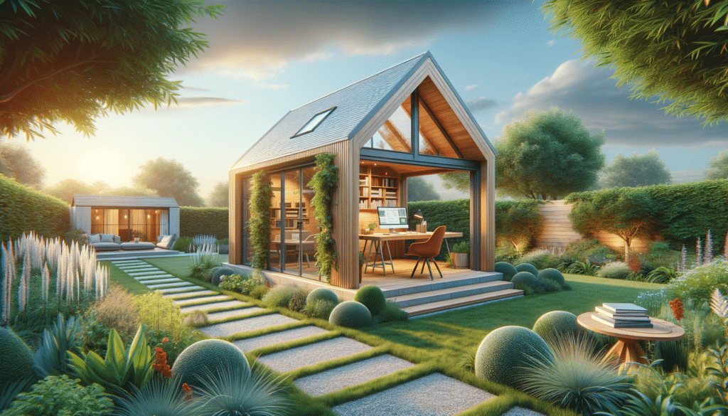 Moderne Gartenbüros: Ideen für flexible Arbeitsräume im Freien
