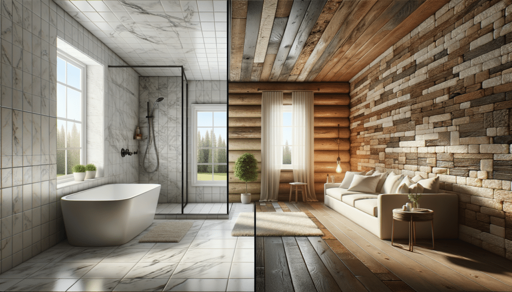 Upgrade spaces with PVC, shower, and stone-effect panels durable, stylish, and easy.