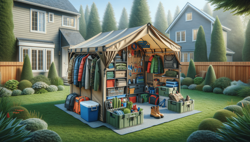 Explore how outdoor storage tents simplify seasonal gear and tool organization