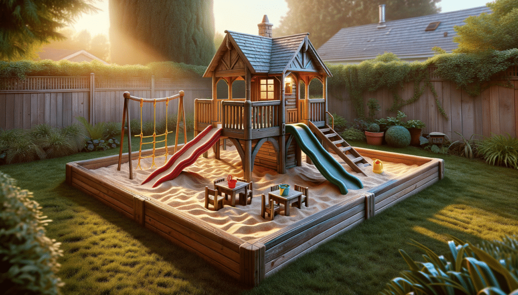 Make Backyard Play Magical with a Sandbox and Playhouse Combo